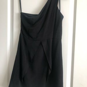 MINKPINK Black One Shoulder Dress